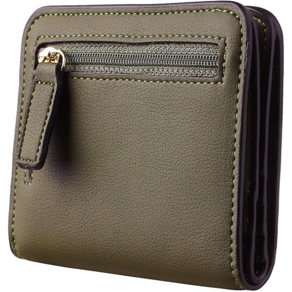 Womens Rfid Blocking Small Compact Bifold Luxury Genuine Leather Pocket Wallet - Picture 6 of 6